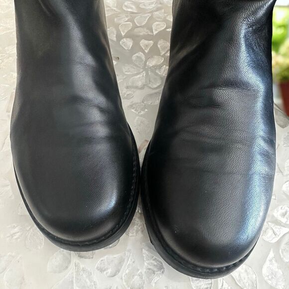 Stuart Weitzman 5050 Nappa Leather Over the Knee Boots Stretch Back Riding Women - Picture 8 of 14